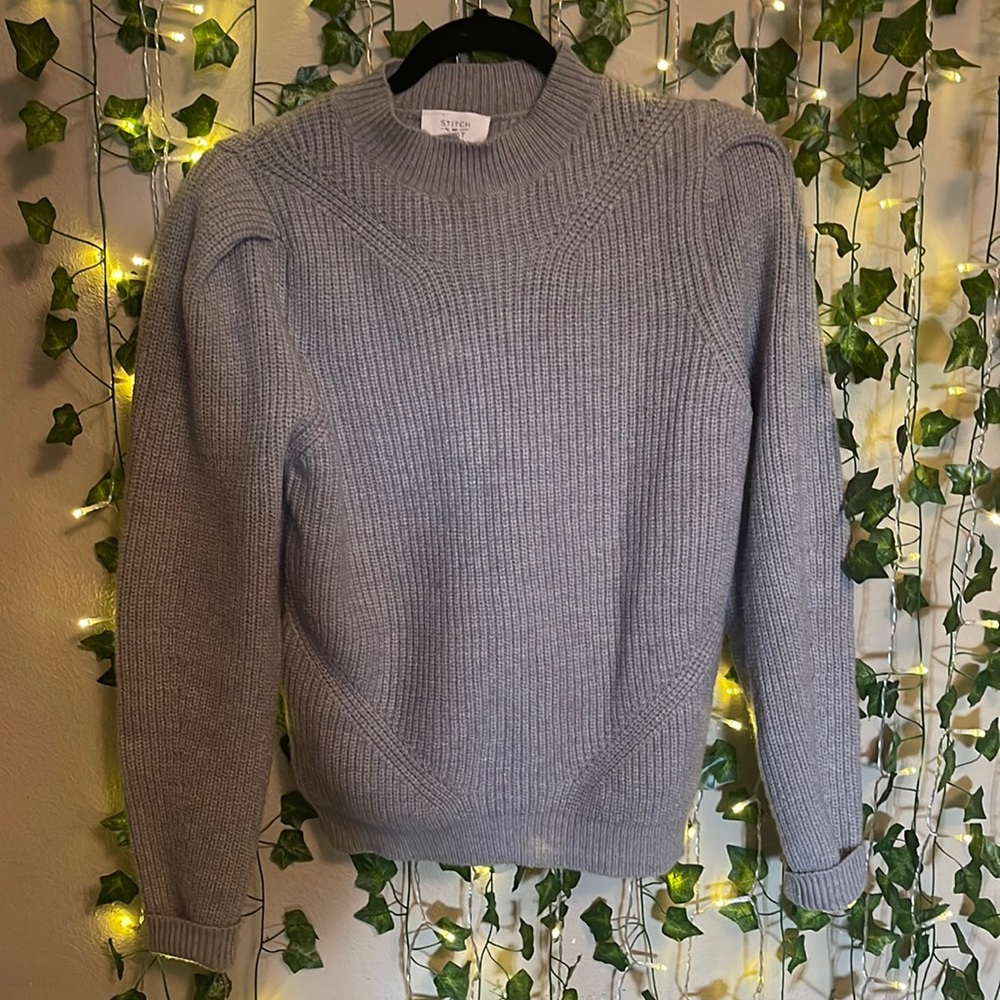 Knit sweater! Brand stitch and knot size L